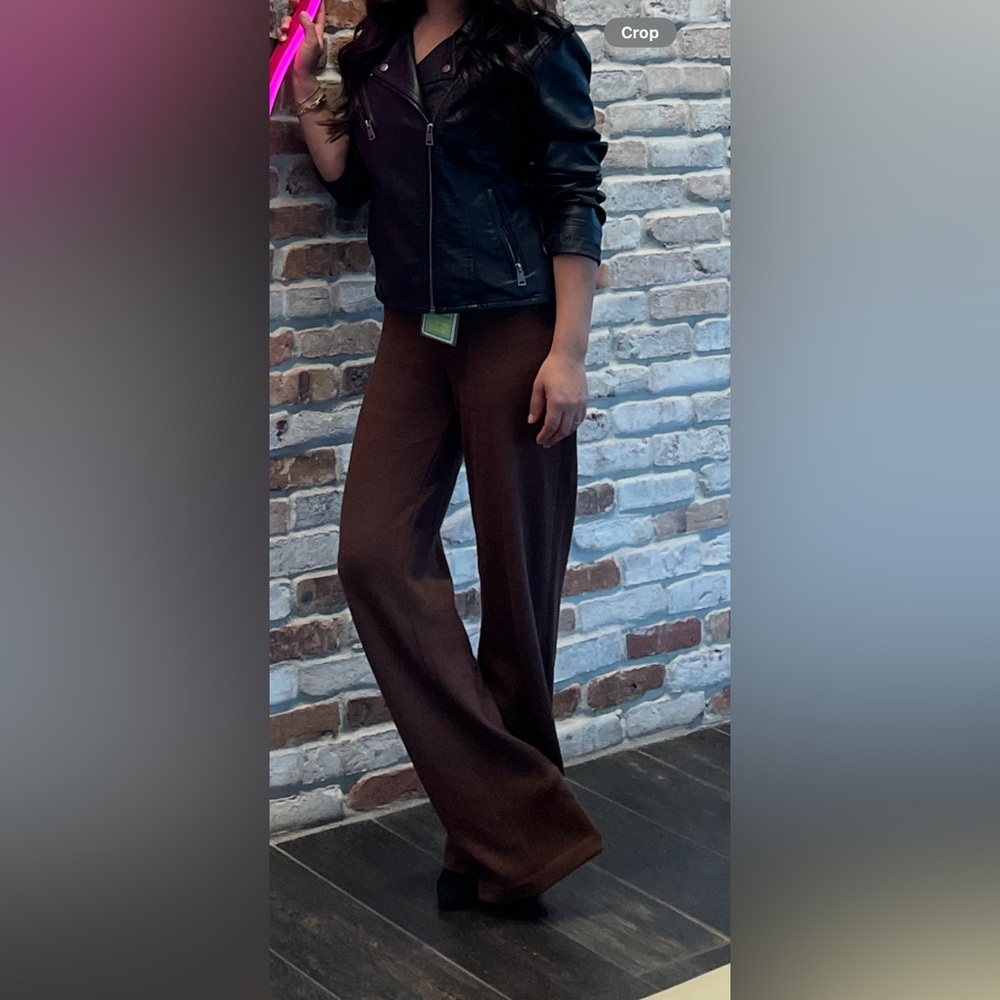 ST. JOHN Collection Knit Wide Leg Brown Pants. Original purchase from Nordstrom